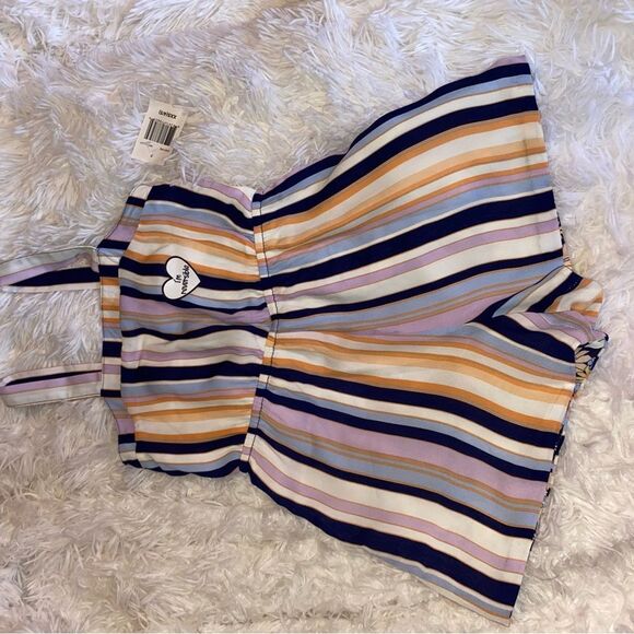 *NWT* lilt Girls XXS(4/5) Reversible Romper - Picture 1 of 11